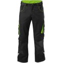 Pantalon de travail Homme FORTIS 24, Black/lime green,Taille 90