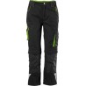 Pantalon de travail enfant Fortis 24, Black/limegreen,Gr158-164
