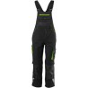 Salopette enfants Fortis 24, Black/limegreen,Gr98-104