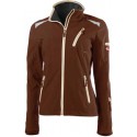 Veste softsbrillant femme 24, Brown/beige,Taille M