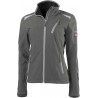 Veste softsbrillant femme 24, DarkGrey/lightgrey,Gr.M