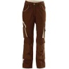Pantalon de travail femme 24, Brown/beige,Gr.52