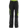 Pantalon de travail femme 24,Black/lime green,Taille 42