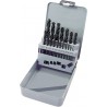 Coffret foret D338N HSS poli 1-10,0mm 19 pièces FORTIS