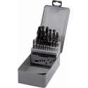 Coffret foret D338N HSS rollg 1-10,0mm 19 pièces FORTIS
