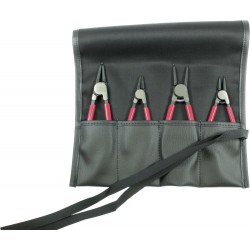 Jeu de pinces pour circlips 4 piècesJ1,J2+A1,A2 FORTIS