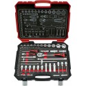 Coffret de douilles 1/4+1/2" 62 pièces FORTIS