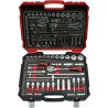 Coffret de douilles 1/4+1/2" 62 pièces FORTIS