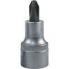 Douille male carré 1/2"PH4 FORTIS