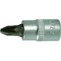 Douille male carré 1/4"PZ3 FORTIS