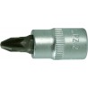Douille male carré 1/4"PZ3 FORTIS
