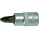 Douille male carré 1/4"PZ1 FORTIS