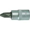 Douille male carré 1/4"PH2 FORTIS
