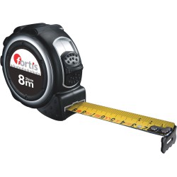 Mètre a ruban plastique 5m x 19mm FORTIS