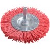 Brosse ronde, Nylon 75mm Korn 80 FORTIS