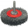 Brosse ronde fil acier 70mm ondulé FORTIS
