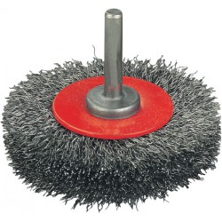Brosse ronde fil acier 50mm ondulé FORTIS