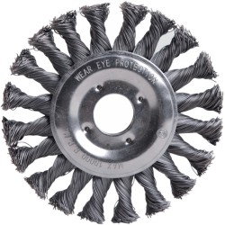 Brosse ronde fil acier 180x0,5mm nouée FORTIS