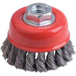 Brosse a boisseau acier 120x0,5 mm FORTIS