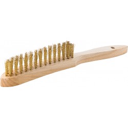 Brosse métallique en laiton 2 rangés FORTIS