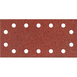 Papier abrasif Velcro rectangulaire Kor.115x230mm,K 40,14L.FORTIS