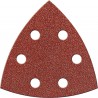 Papier abrasif triangulaire Velcro 94mm K 80,Kor.,6L. FORTIS
