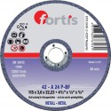 Disque à tronconner métaux 125x2,5mm FORTIS