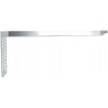 Equerre de charpentier 800mm avec trous FORTIS