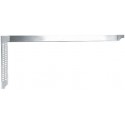 Equerre de charpentier 700mm avec trous FORTIS