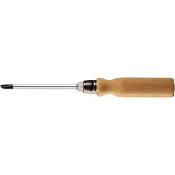 Tournevis manche en bois PH2x100mm FORTIS