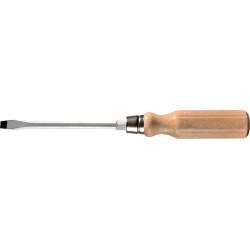 Tournevis manche en bois 10 x1,6x175mm FORTIS