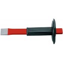 Burin 230/26x7mm avec pare coups FORTIS