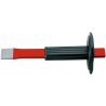 Burin 230/26x7mm avec pare coups FORTIS