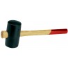 Maillet caoutchouc Gr.3A 74mm noir FORTIS