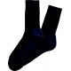 Chausette Dunova, Gr39-41,noir/bleu,FORTIS