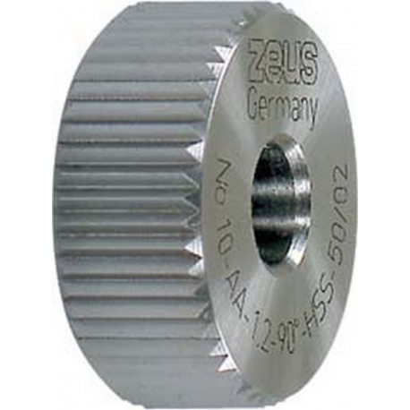Molette, forme AA parallèle à l'axe (droite), Molette d1 x Larg. : b x perçage d2 : 20 x 8 x 6 mm, Graduation 1,0 mm