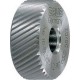 Molette, forme BL spirale à gauche (30°), Molette d1 x Larg. : b x perçage d2 : 20 x 8 x 6 mm, Graduation 0,6 mm