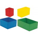 Bac de rangement 54x 54x45mm (H) rouge