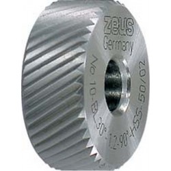 Molette, forme BL spirale à gauche (30°), Molette d1 x Larg. : b x perçage d2 : 20 x 8 x 6 mm, Graduation 0,8 mm