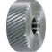 Molette, forme BL spirale à gauche (30°), Molette d1 x Larg. : b x perçage d2 : 20 x 8 x 6 mm, Graduation 1,2 mm