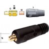 Connecteur cable soudage 400 A/35 qmm