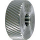 Molette, forme BR, hélice à droite (30°), Molette d1 x Larg. : b x perçage d2 : 20 x 8 x 6 mm, Graduation 1,2 mm