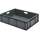 Caisse de transport 800x600x210 mm gris