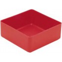 Boite de tiroir 99x99x40 mm rouge