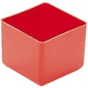 Boite de tiroir 49x49x40 mm rouge