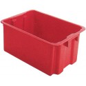 Bac plastique 60 l 650x450x280 mm bleu