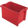 Bac plastique 65 l 600x400x350 mm bleu