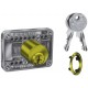 Serrure meuble 2828 Mss.vern.gleichschl.