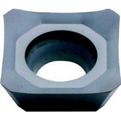 Plaque de coupe réversible ISO pour fraise à surfacer 45° à arrosage central, Désignation : SEHT 1204AF Alu KTE20 (Par 10)