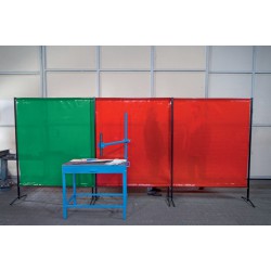 Rideau de protection soudage T40 rougeorange